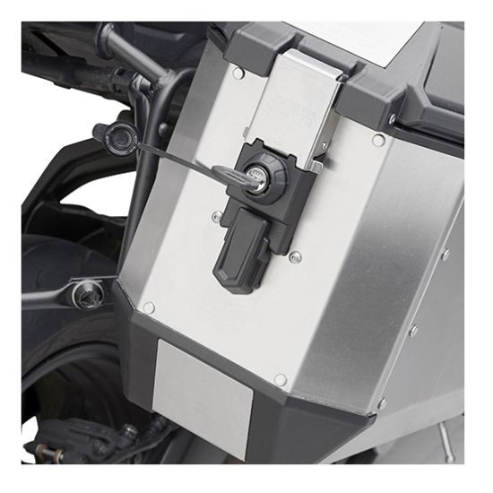 JUEGO DE DOS MALETAS LATERALES GIVI ALASKA 36L. ALUMINIO NATURAL