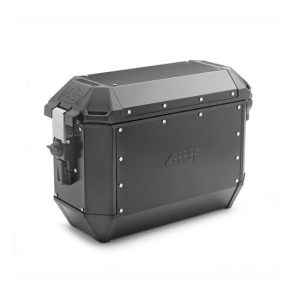 JUEGO DE DOS MALETAS LATERALES GIVI ALASKA 36L. ALUMINIO NEGRO
