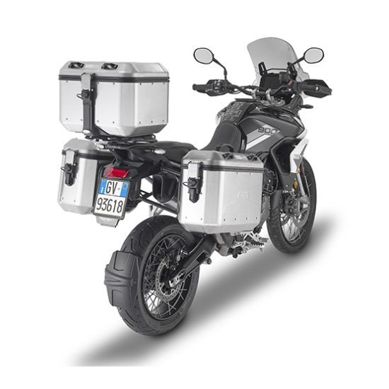 JUEGO DOS MALETAS GIVI LATERALES TREKKER DOLOMITI 36L ALUMINIO NEGRO