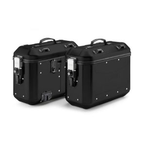 JUEGO DOS MALETAS GIVI LATERALES TREKKER DOLOMITI 36L ALUMINIO NEGRO
