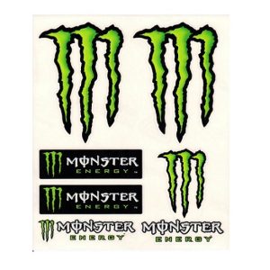 KIT 6 ADHESIVOS MONSTER 16x14