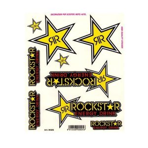 KIT 9 ADHESIVOS ROCKSTAR