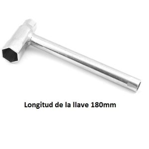 LLAVE DE BUJIAS DE TRES BOCAS 21x13x11