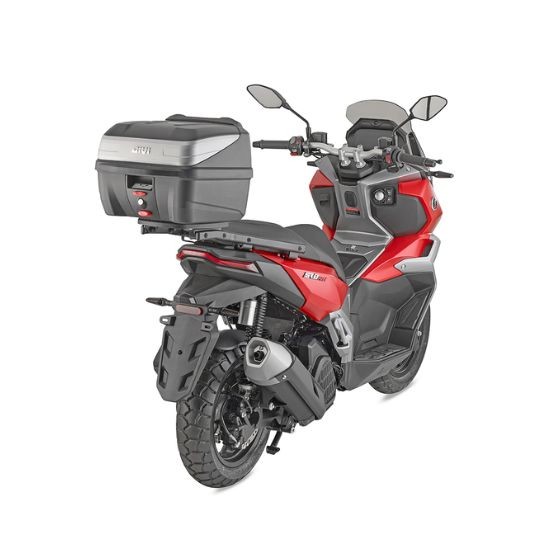 MALETA GIVI B32BOLD NEGRO BASE ACABADO EN PLATA