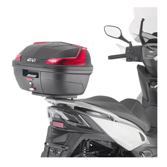 MALETA GIVI B37 BLADE NEGRO BASE REFLEX ROJO 37L