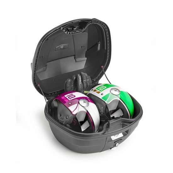 MALETA GIVI B37 BLADE NEGRO BASE REFLEX TRANSPARENTE 37L