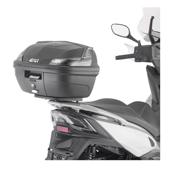 MALETA GIVI B37 BLADE NEGRO BASE REFLEX TRANSPARENTE 37L