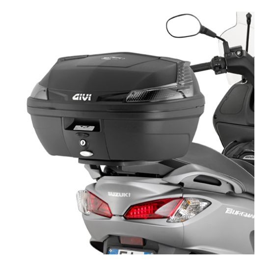 MALETA GIVI B37 BLADE NEGRO BASE REFLEX TRANSPARENTE 37L