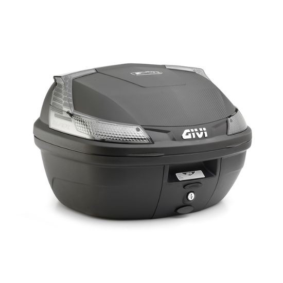 MALETA GIVI B37 BLADE NEGRO BASE REFLEX TRANSPARENTE 37L