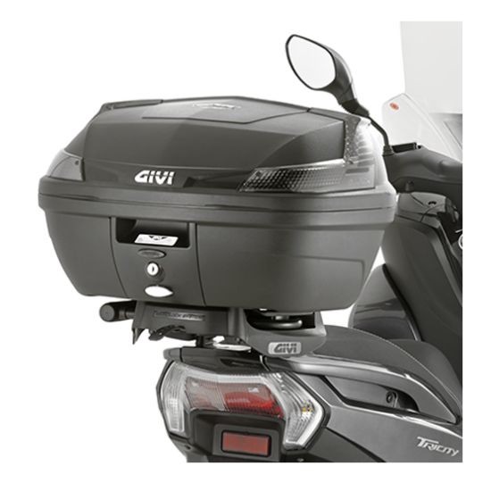 MALETA GIVI B47 BLADE NEGRO BASE CON REFLEX TRANSPARENTE