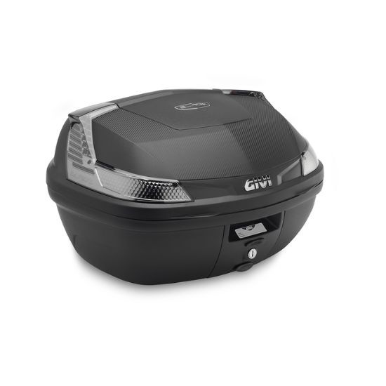 MALETA GIVI B47 BLADE NEGRO BASE CON REFLEX TRANSPARENTE