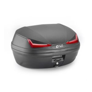MALETA GIVI E455 SIMPLY IV 45L NEGRO BASE REFLEX ROJO