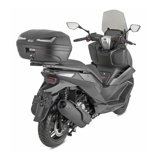 MALETA GIVI E455 SIMPLY IV 45L NEGRO BASE REFLEX TRANSPARENTE
