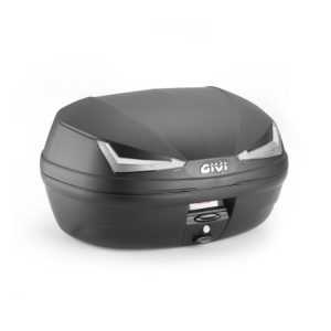 MALETA GIVI E455 SIMPLY IV 45L NEGRO BASE REFLEX TRANSPARENTE