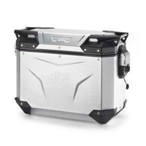 MALETA GIVI LATERAL DERECHA TREKKER OUTBACK EVO 37L ALUMINIO ANODIZADO