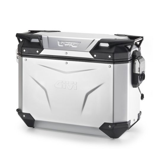 MALETA GIVI LATERAL DERECHA TREKKER OUTBACK EVO 37L ALUMINIO ANODIZADO