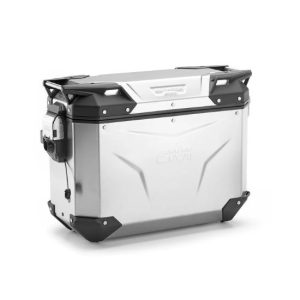 MALETA GIVI LATERAL DERECHA TREKKER OUTBACK EVO 37L ALUMINIO NATURAL