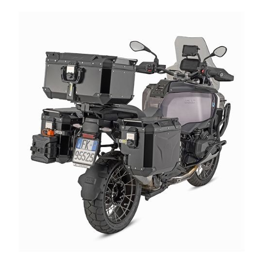 MALETA GIVI LATERAL DERECHA TREKKER OUTBACK EVO 44L ALUMINIO NEGRO