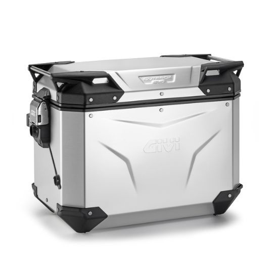 MALETA GIVI LATERAL DERECHA TREKKER OUTBACK EVO 48L ALUMINIO ANODIZADO