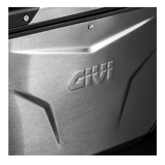 MALETA GIVI LATERAL DERECHA TREKKER OUTBACK EVO 48L ALUMINIO NATURAL