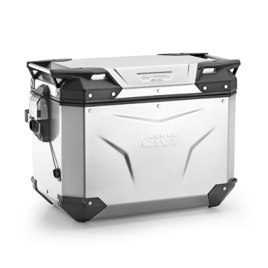 MALETA GIVI LATERAL DERECHA TREKKER OUTBACK EVO 48L ALUMINIO NATURAL