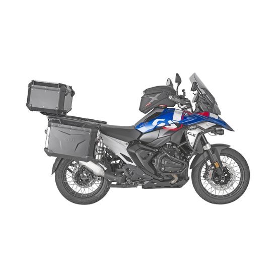 MALETA GIVI LATERAL DERECHA TREKKER OUTBACK EVO 48L ALUMINIO NEGRO