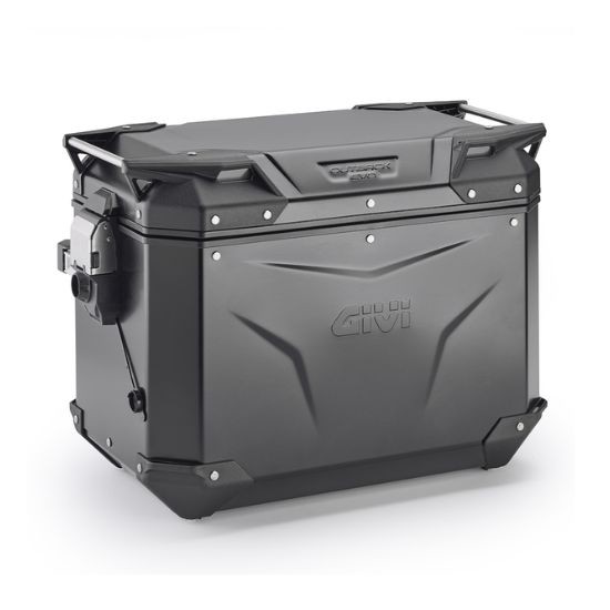 MALETA GIVI LATERAL DERECHA TREKKER OUTBACK EVO 48L ALUMINIO NEGRO