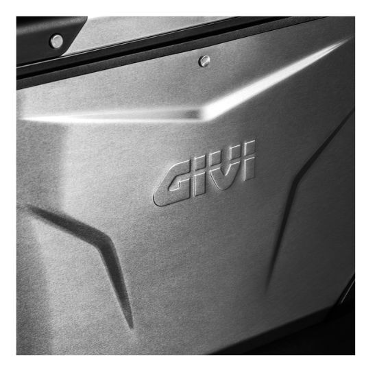 MALETA GIVI LATERAL IZQUIERDA TREKKER OUTBACK EVO 37L ALUMINIO NATURAL