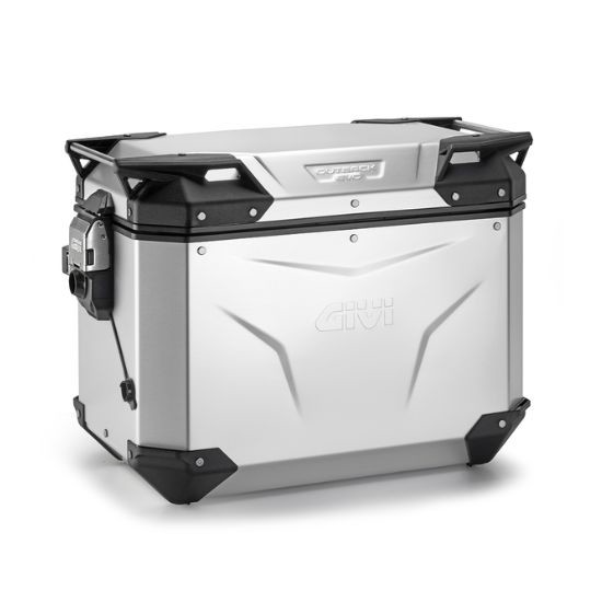 MALETA GIVI LATERAL IZQUIERDA TREKKER OUTBACK EVO 48L ALUMINIO ANODIZADO