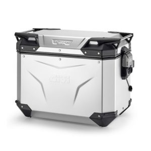 MALETA GIVI LATERAL IZQUIERDA TREKKER OUTBACK EVO 48L ALUMINIO ANODIZADO