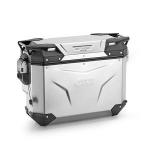 MALETA GIVI LATERAL TREKKER OUTBACK EVO 33L SCANTONATA ALUMINIO