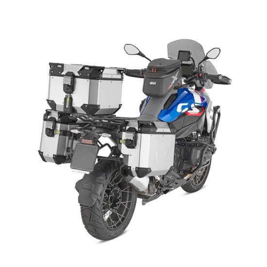 MALETA GIVI TRASERA TREKKER OUTBACK EVO 42L ALUMINIO ANODIZADO