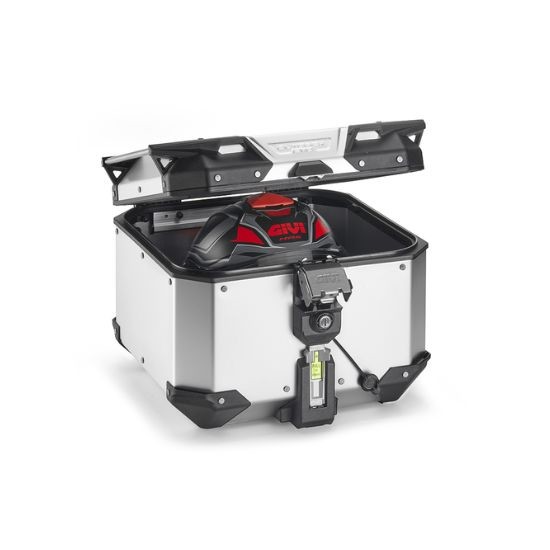 MALETA GIVI TRASERA TREKKER OUTBACK EVO 42L ALUMINIO ANODIZADO