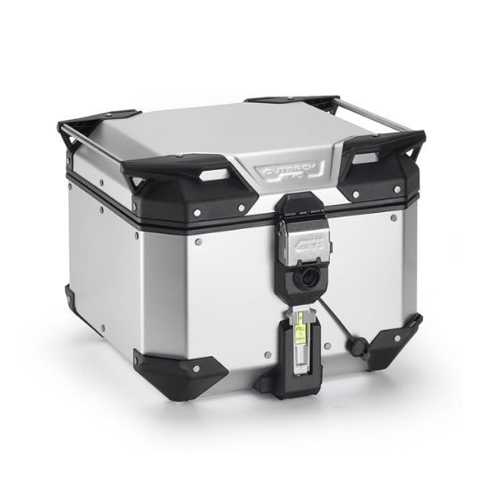 MALETA GIVI TRASERA TREKKER OUTBACK EVO 42L ALUMINIO ANODIZADO