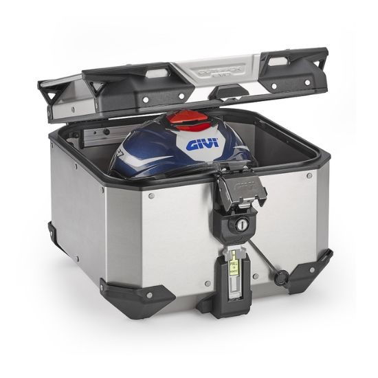 MALETA GIVI TRASERA TREKKER OUTBACK EVO 42L ALUMINIO NATURAL