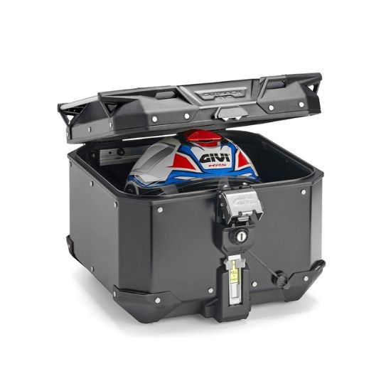 MALETA GIVI TRASERA TREKKER OUTBACK EVO 42L ALUMINIO NEGRO