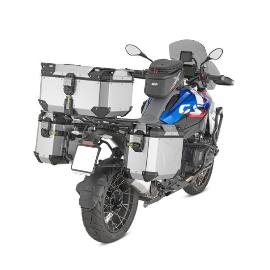 MALETA GIVI TRASERA TREKKER OUTBACK EVO 58L ALUMINIO ANODIZADO