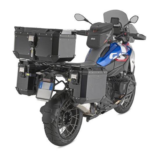 MALETA GIVI TRASERA TREKKER OUTBACK EVO 58L ALUMINIO NEGRO