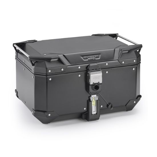 MALETA GIVI TRASERA TREKKER OUTBACK EVO 58L ALUMINIO NEGRO