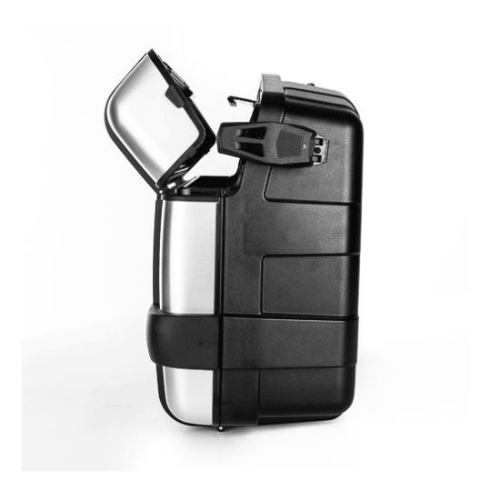 MALETA GIVI TREKKER 33L TAPA FORRADA ALUMINIO NATURAL