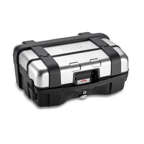MALETA GIVI TREKKER 33L TAPA FORRADA ALUMINIO NATURAL