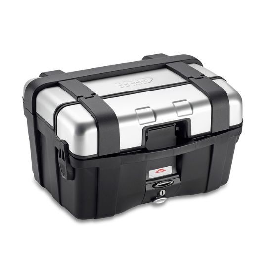 MALETA GIVI TREKKER 46L TAPA FORRADA ALUMINIO NATURAL