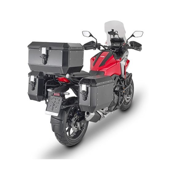 MALETA GIVI TREKKER ALASKA 56 LTS.ALUMINIO NEGRO