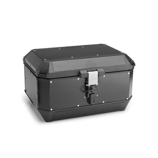 MALETA GIVI TREKKER ALASKA 56 LTS.ALUMINIO NEGRO
