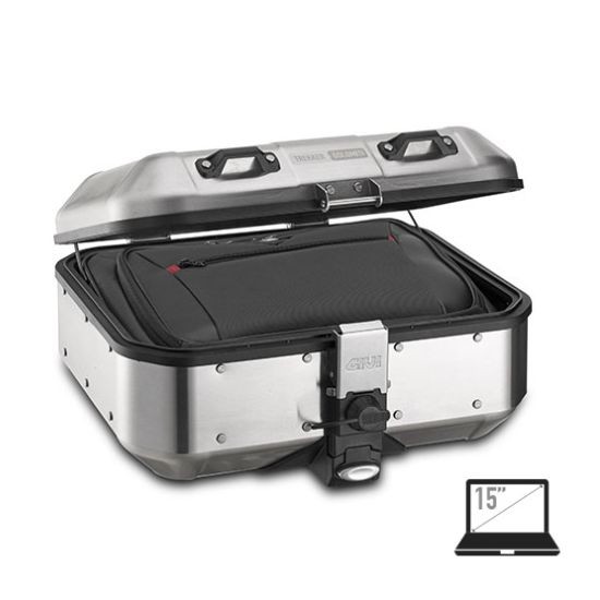 MALETA GIVI TREKKER DOLOMITI 30L ALUMINIO NATURAL