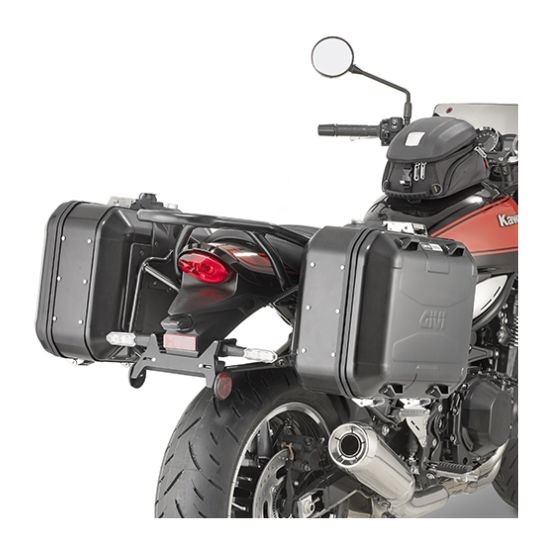 MALETA GIVI TREKKER DOLOMITI 30L ALUMINIO NEGRO
