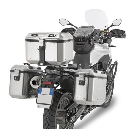 MALETA GIVI TREKKER DOLOMITI 46L ALUMINIO NATURAL