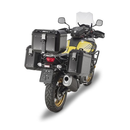 MALETA GIVI TREKKER DOLOMITI 46L ALUMINIO NEGRO
