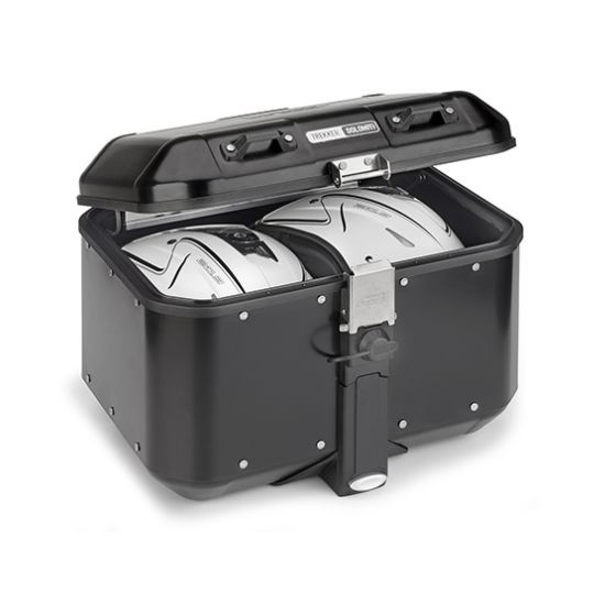 MALETA GIVI TREKKER DOLOMITI 46L ALUMINIO NEGRO