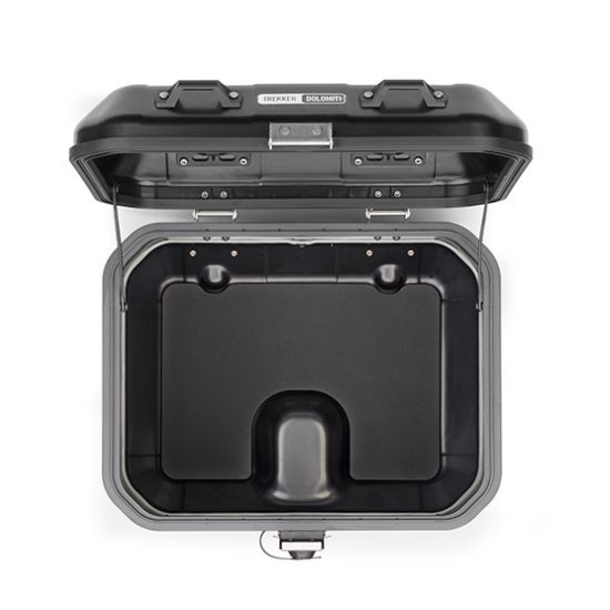 MALETA GIVI TREKKER DOLOMITI 46L ALUMINIO NEGRO